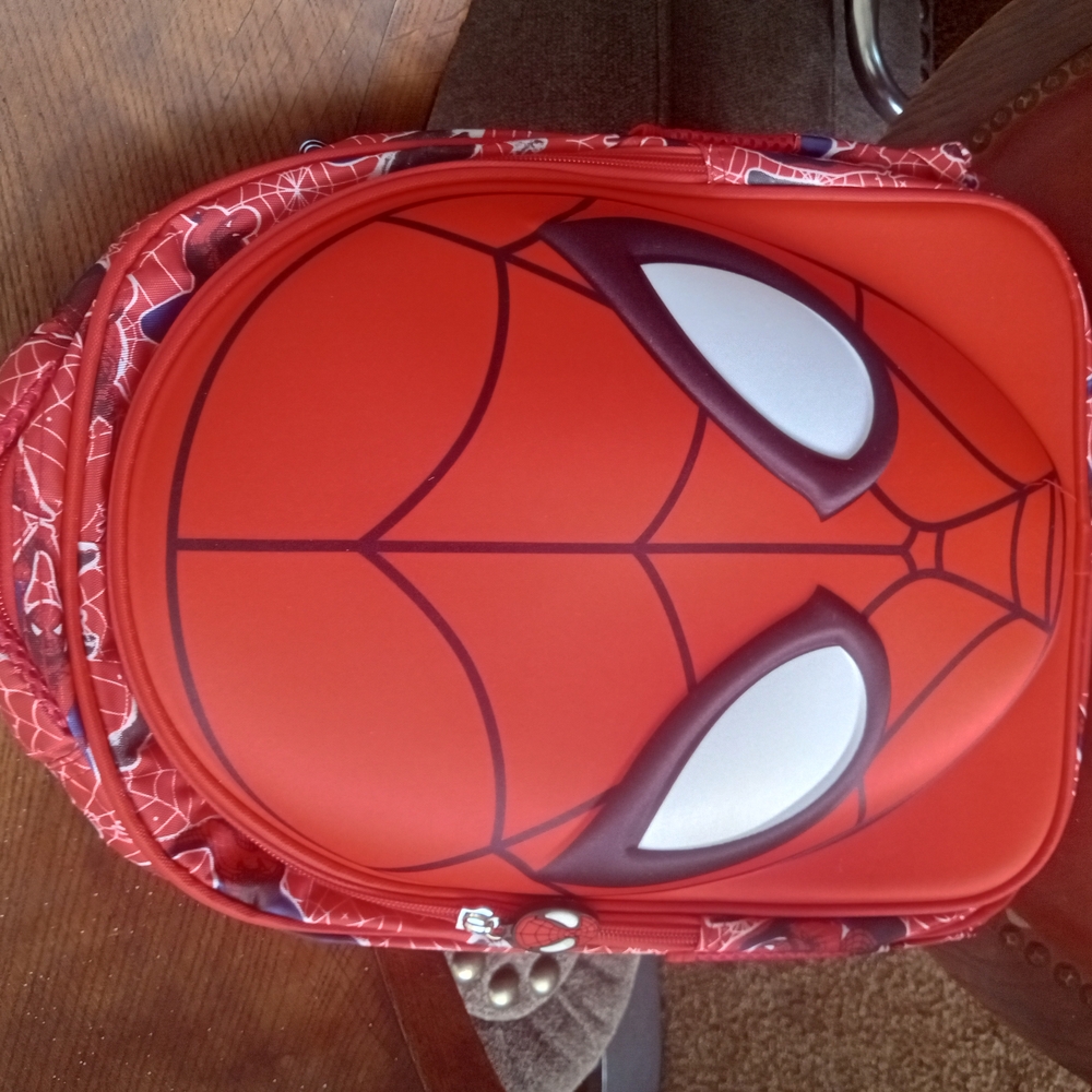 Red Spider-Man Backpack 3D